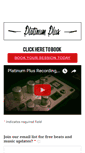 Mobile Screenshot of platinumplusrecording.com