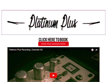 Tablet Screenshot of platinumplusrecording.com